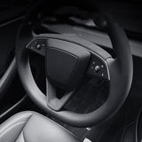 Alcantara Steering Wheel Panel for Model 3 Highland / Y Juniper | 2 Options