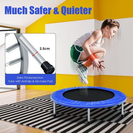 Trampolín plegable portátil mini de 38 pulgadas