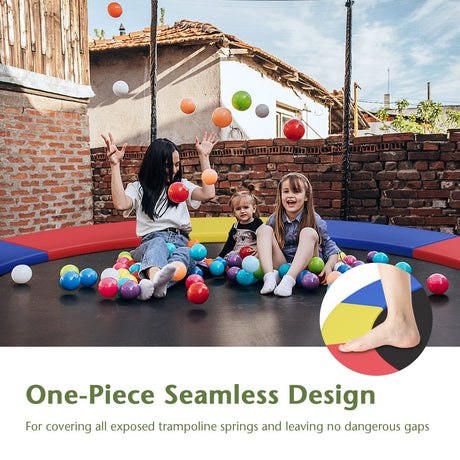 Cubierta de muelle para cama elástica universal, impermeable y resistente a desgarros de 12 pies