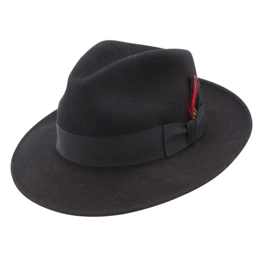 Stetson Gurnee - Sombrero Fedora de Fieltro de Lana Suave (Liquidación)