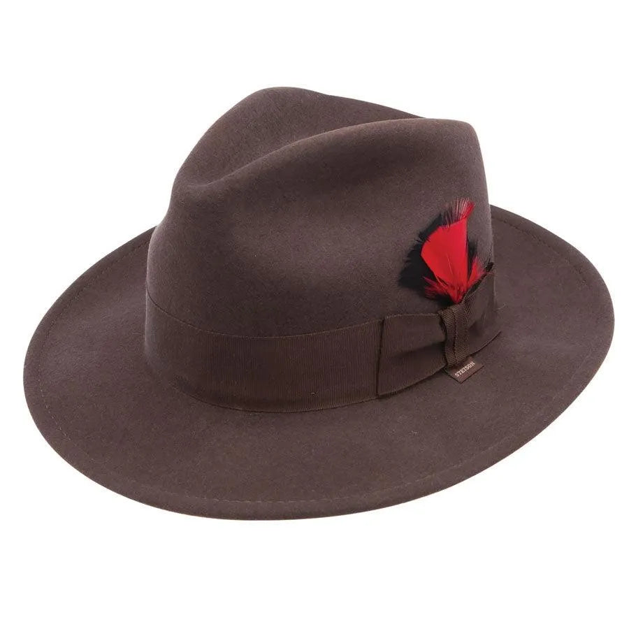 Stetson Gurnee - Sombrero Fedora de Fieltro de Lana Suave (Liquidación)