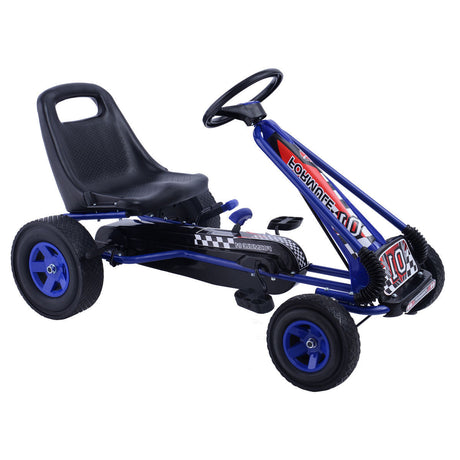 Coche de carreras de pedales de 4 ruedas para niños, juguete para jugar al aire libre