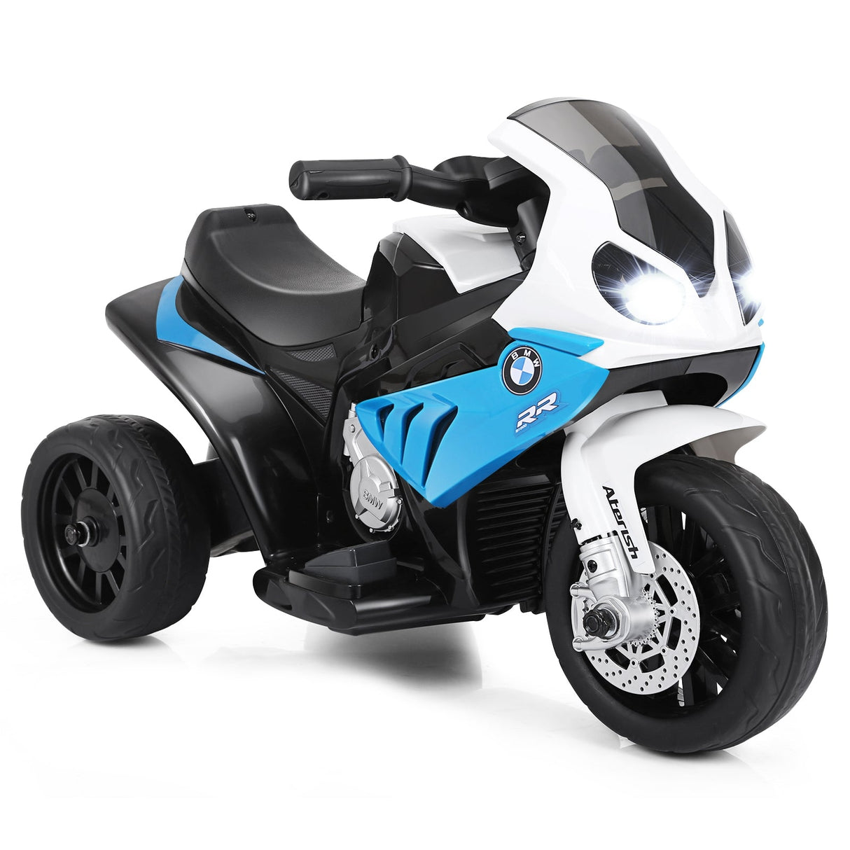 Motocicleta eléctrica BMW de 3 ruedas y 6 V con licencia para niños