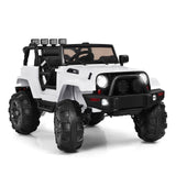 Camioneta de control remoto de 12V para niños con luces LED