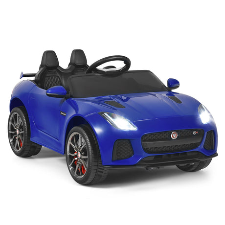 Coche eléctrico con licencia 12V Jaguar F-Type SVR para niños