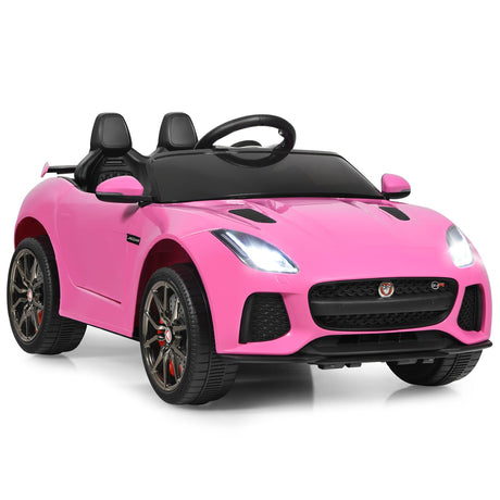 Coche eléctrico con licencia 12V Jaguar F-Type SVR para niños