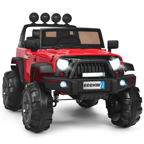 Camión Eléctrico de 12 V para Niños con Control Remoto y Puerta Magnética Doble