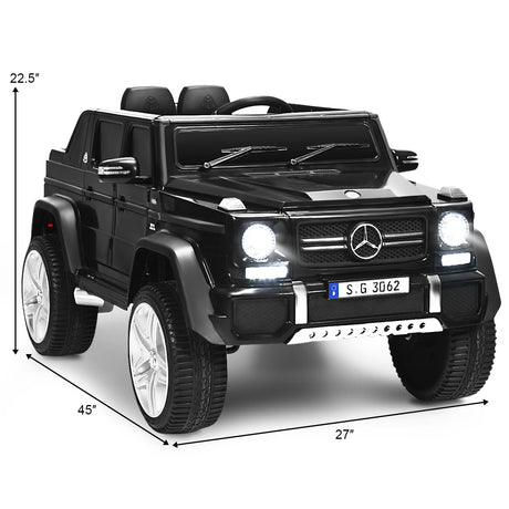 Coche eléctrico Mercedes-Benz de 12 V con licencia para niños