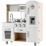 Juego de cocina de juguete de simulación vintage para niños con dispensador de agua