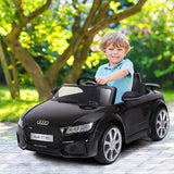 Coche Eléctrico de 12V para Niños con Control Remoto y Función de Música - Negro
