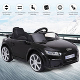 Coche Eléctrico de 12V para Niños con Control Remoto y Función de Música - Negro