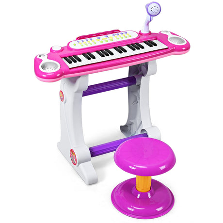 Teclado electrónico de 37 teclas, piano de juguete para niños