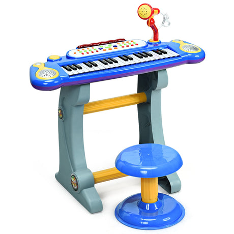 Teclado electrónico de 37 teclas, piano de juguete para niños