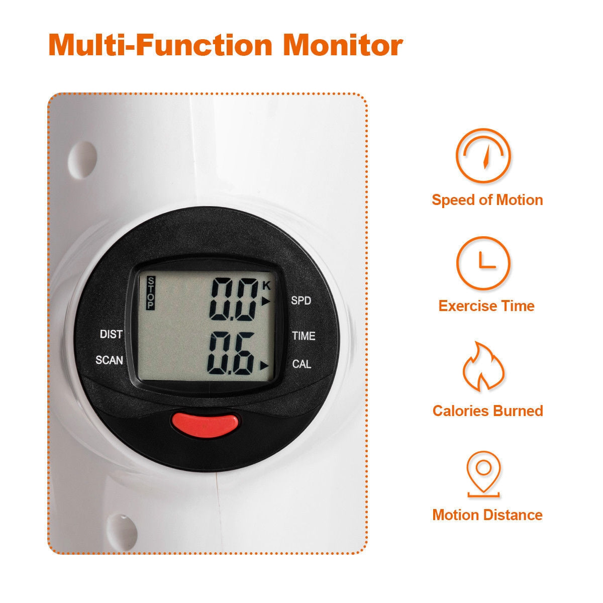 Máquina elíptica Stepper mini magnética portátil con resistencia ajustable