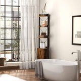 2-Piece Bathroom Storage Bundle: Over-the-Toilet Cabinet + Tall Corner Shelf