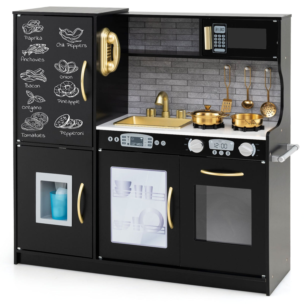 Cocina de juguete para niños y niñas de 3 a 6 años