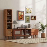 Paquete de sala de estar: Mueble de TV con almacenamiento y sillón auxiliar