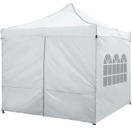 Carpa plegable de 3 x 3 m con 4 paredes laterales extraíbles y bolsa con ruedas
