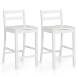 3-Piece Kitchen Furniture Set: Kitchen Island + 2 Bar Stools + Narrow Storage Cart