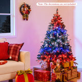 Árbol de Navidad Artificial de 5/6/7/8 PIES con Luces LED y Control Remoto por Aplicación