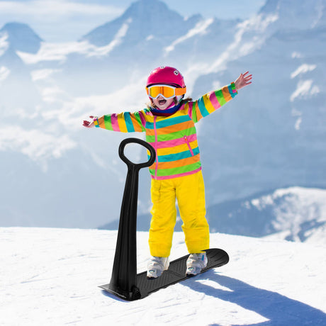 Patinete de nieve de 1 plaza con manillar de agarre