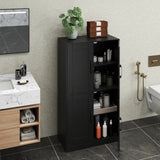 Bathroom Cabinet 43.5 inch Storage Cabinet with Doors and Adjustable Shelves