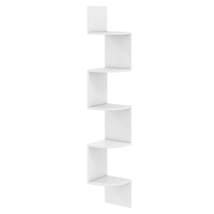 Juego de muebles modernos de 5 piezas para sala de estar: Mesa auxiliar + Mesa de centro + Mesa consola + Librería + Estante esquinero