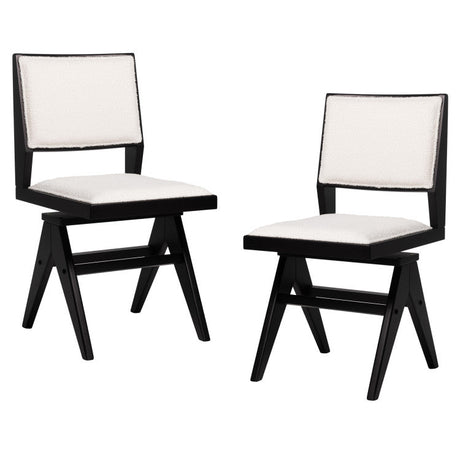 Juego de comedor de 3 piezas de mediados de siglo con mesa redonda de pedestal de 36" y 2 sillas giratorias tapizadas de sherpa