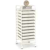 Paquete de muebles todo en uno para oficina en casa - Silla ergonómica Escritorio espacioso Carro con varios cajones Estantería y Sillas auxiliares