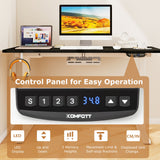 Electric Standing Desk Height Adjustable with 3 Memory Heights Black