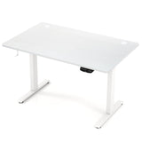Electric Standing Desk Height Adjustable with 3 Memory Heights White