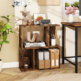 3-Piece Space-Saving Living Room with Teddy Sofa Display Bookshelf & Foldable Murphy Bed