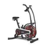 Bicicleta de aire vertical con resistencia ilimitada-Negra