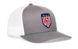 USA Shield Trucker Hat  |  America Snapback