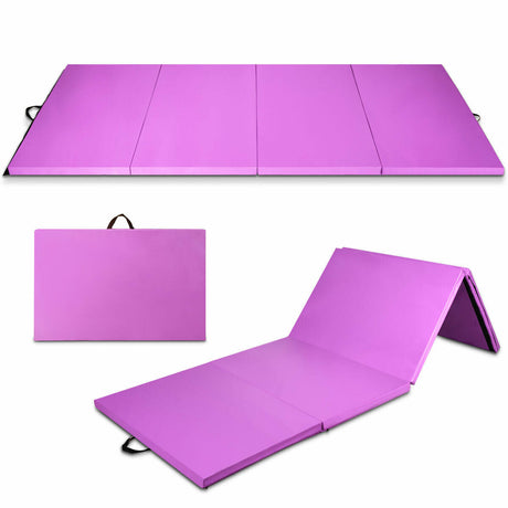 Colchoneta plegable de gimnasia de 4 pies x 10 pies x 2 pulgadas