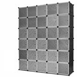 Armario portátil de 30 cubos para ropa DIY
