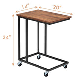 Soporte para portátil, sofá, mesa auxiliar móvil multiuso