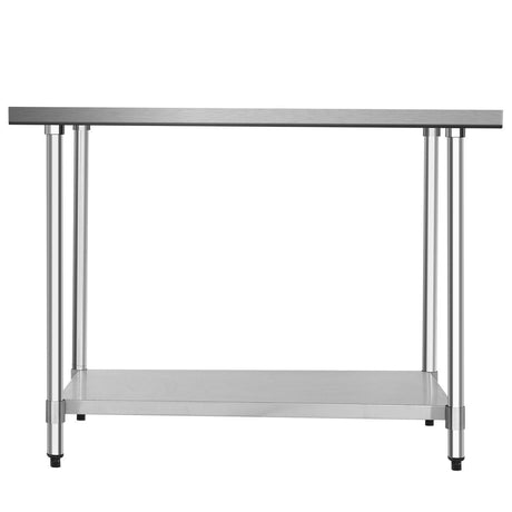 Mesa de Acero Inoxidable de 30 x 48 Pulgadas para Cocina Comercial, Mesa de Trabajo