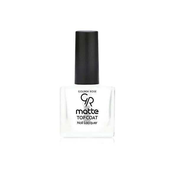 Golden Rose Matte Top Coat Nail Polish - Matte Finish Effect for Nail Art Designs