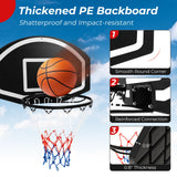 Juego de baloncesto montado en la pared para niños, adolescentes y adultos