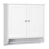 Wall Mounted Bathroom Storage Medicine Cabinet with Towel Bar