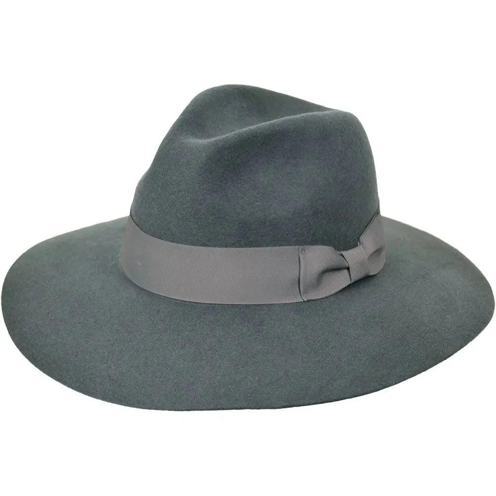 Deadwood Trading Enchanting - Sombrero fedora flexible de ala ancha