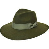Deadwood Trading Enchanting - Sombrero fedora flexible de ala ancha