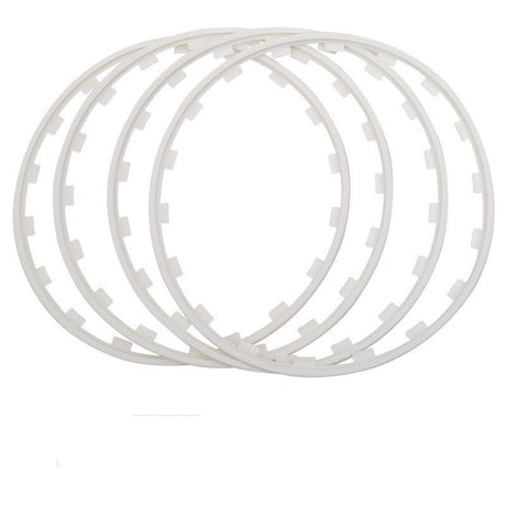 DuPont Nylon Wheel Rim Protectors for Tesla | 4-Piece Set | 5 Colors | Curb Rash Guard | Impact Resistant