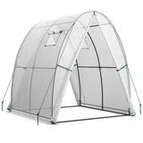 6 x 6 x 6.6 FT Outdoor Wall-in Tunnel Greenhouse