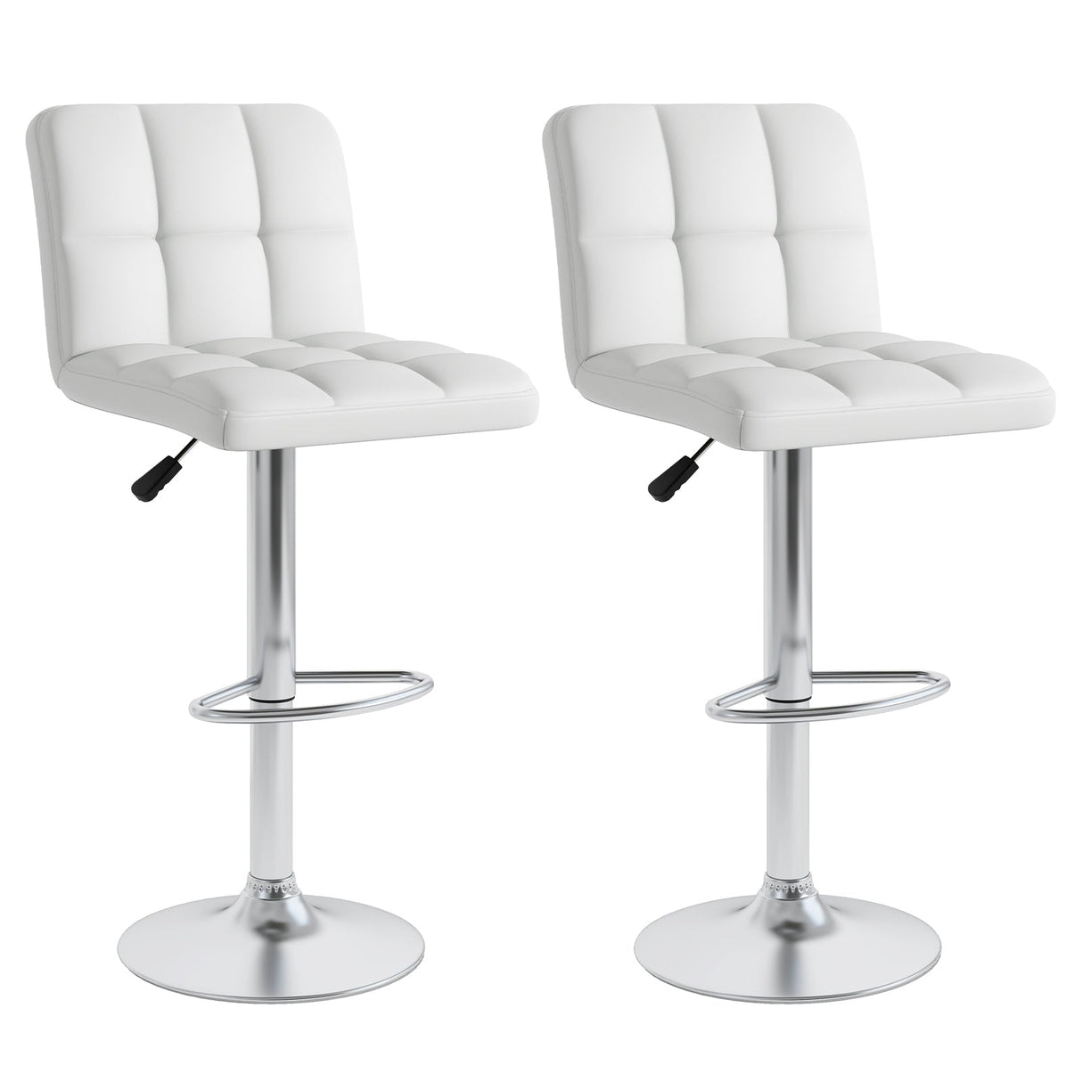 Set of 2 Square Swivel Adjustable
