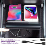 Center Console Wireless Charger for Tesla Model 3