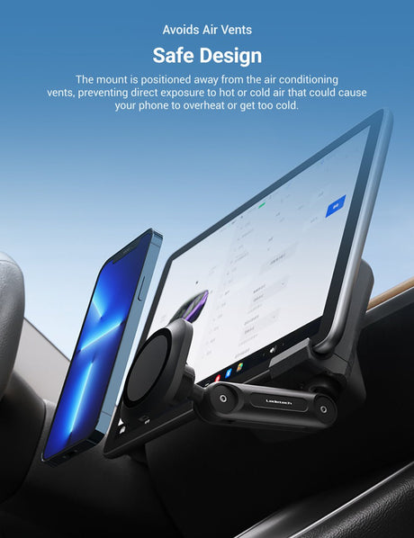 Wireless Charging Phone Mount For Tesla Model 3/Y