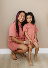 Women's Bamboo Tee & Bike Shorts - sold as separates