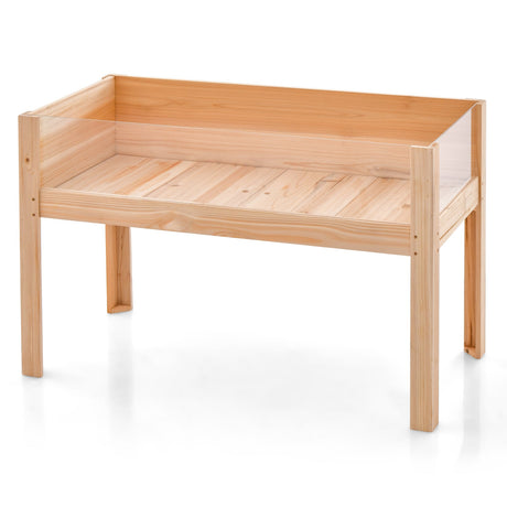 Mesa de cultivo de madera de 30/47 pulgadas
